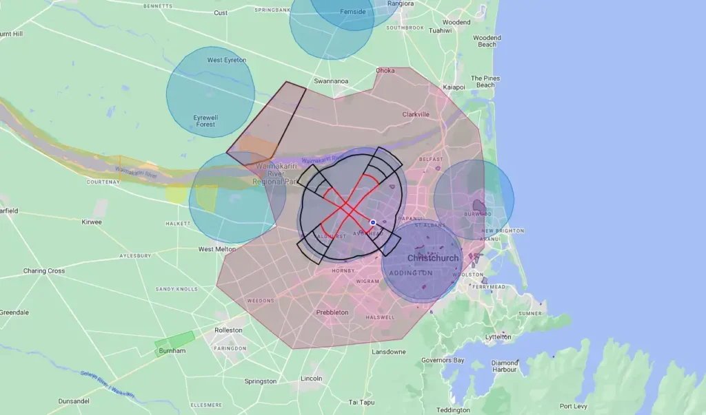 AirShare drone pilot app map screen